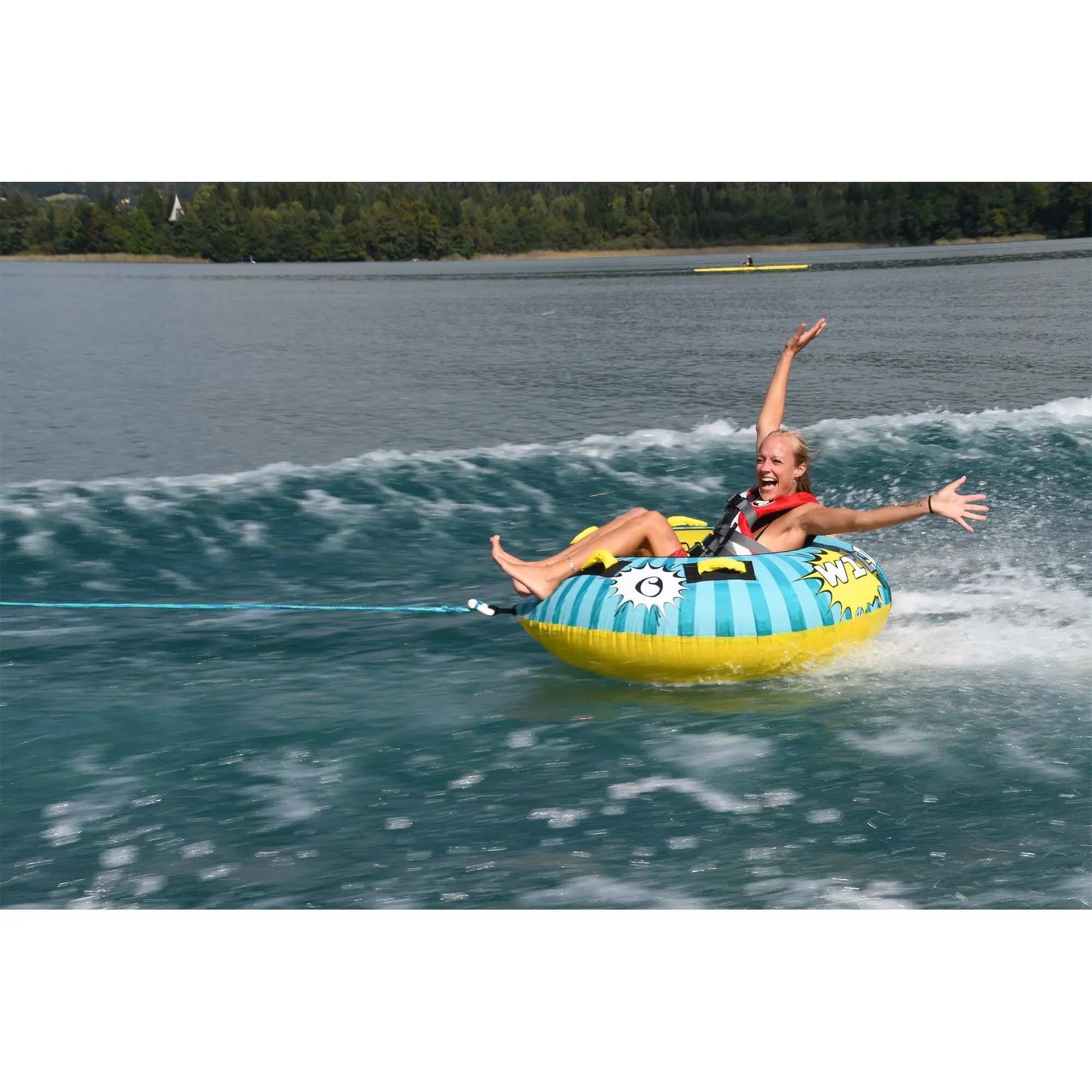 Wild Bob Funtube – 1 Persoons Funtube – Compact Ontwerp – 420D Nylon Cover – Lichtgewicht Tube