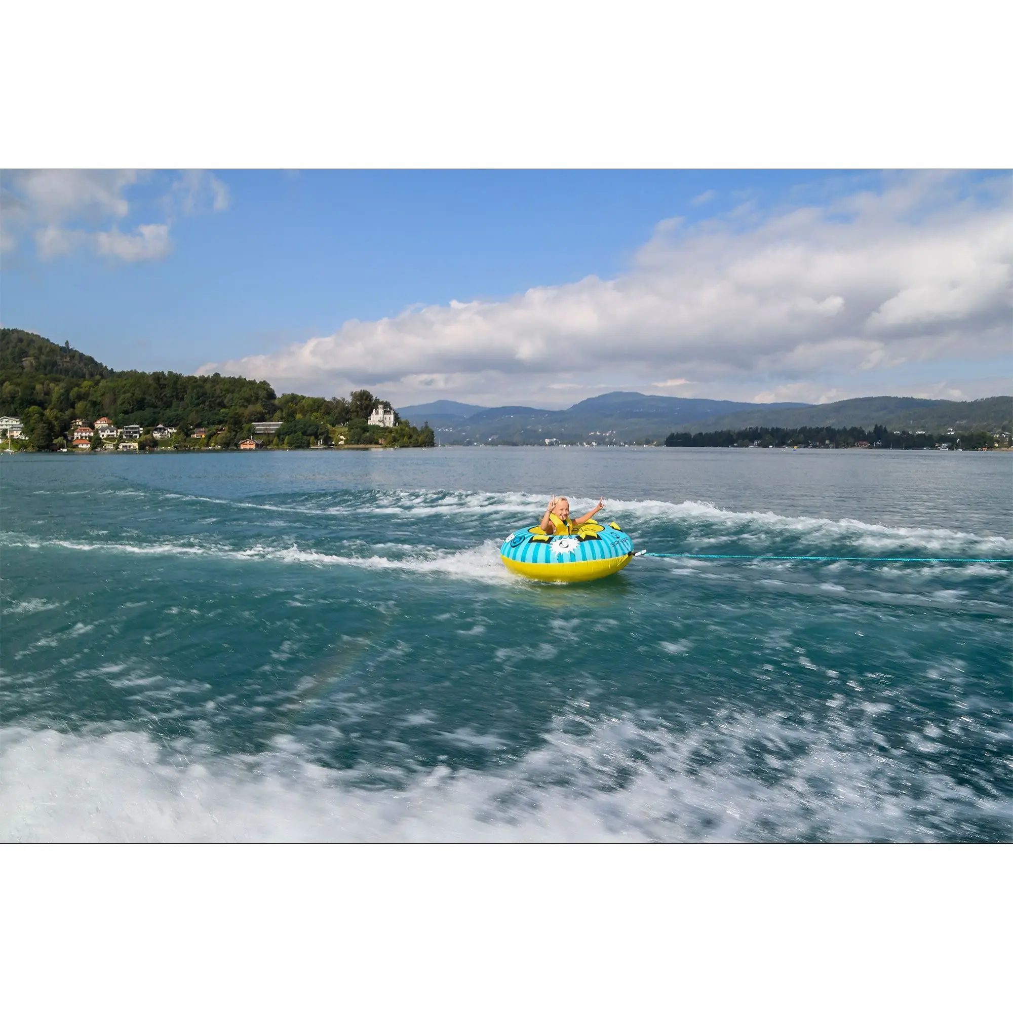 Wild Bob Funtube – 1 Persoons Funtube – Compact Ontwerp – 420D Nylon Cover – Lichtgewicht Tube