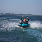 Delta 54 Tube Set – 1 Persoons Funtube – Inclusief Pomp En Sleeptouw – Complete Watersport Set