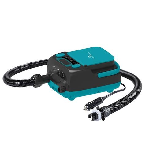 SUP5 High Pressure Pomp – Draadloze SUP Pomp 16 PSI – Met Accu En LCD – 12V/220V Oplaadbaar