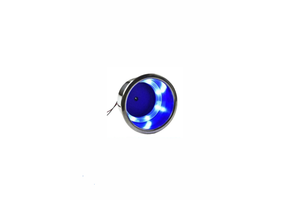 RVS Inbouw Bekerhouder Met LED – Boot Bekerhouder – 12V Blauwe Verlichting – Luxe Inbouw – Voor Boot