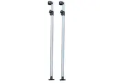 Telescopische biminitop steunpalen – aluminium – lengte 700-1250 mm – frame Ø 25 mm - paar