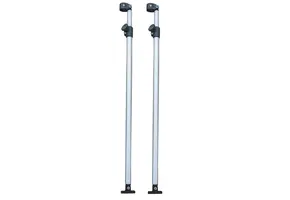 Telescopische biminitop steunpalen – aluminium – lengte 700-1250 mm – frame Ø 25 mm - paar