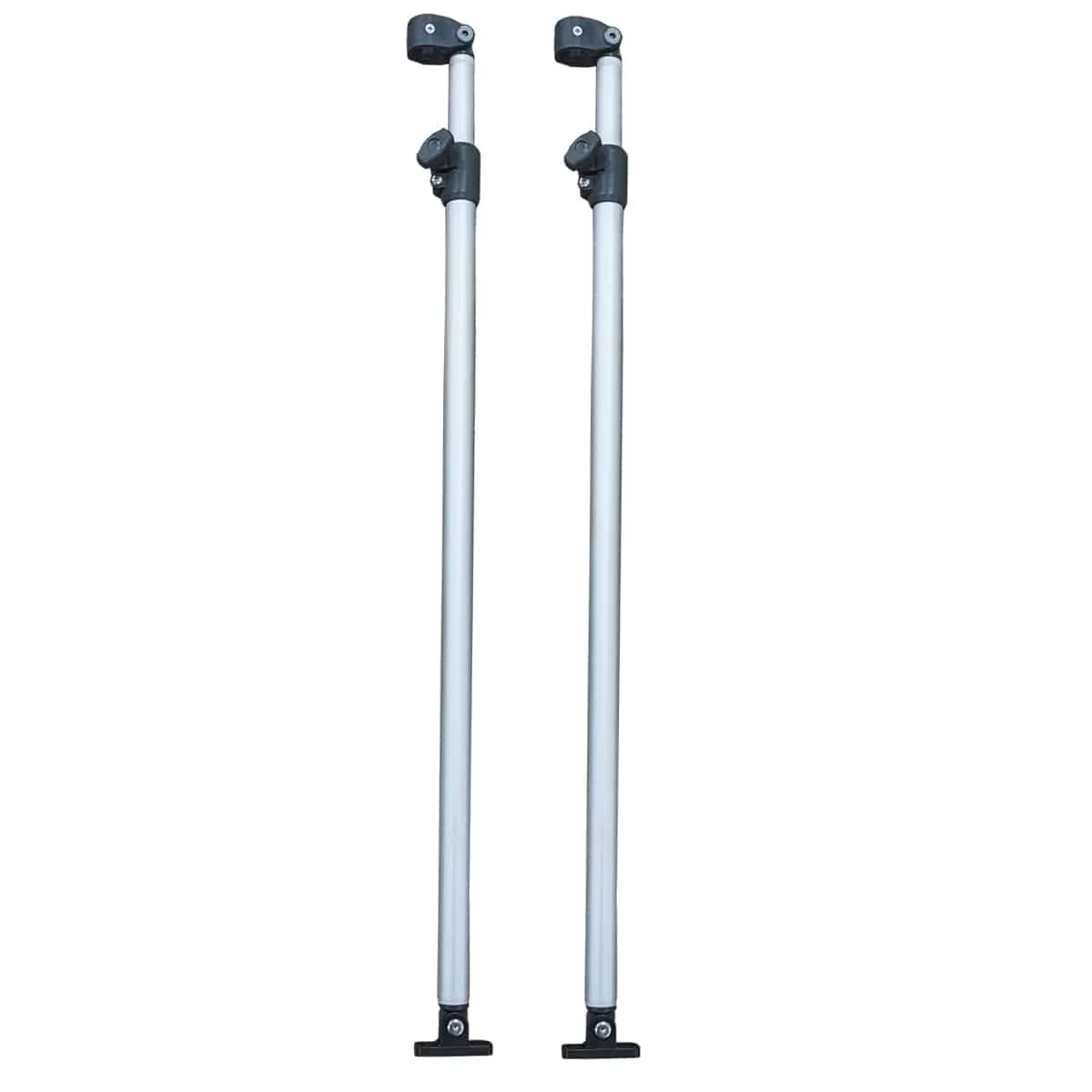 Telescopische biminitop steunpalen – aluminium – lengte 700-1250 mm – frame Ø 25 mm - paar