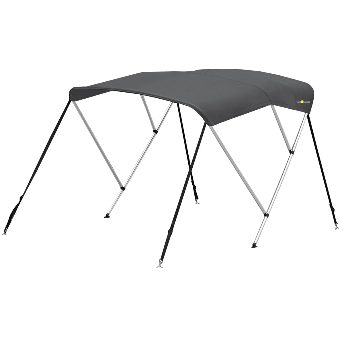 Aluminium biminitop - 3-boogs - Breedte 170 <>190 cm - Hoogte 130 cm - Doek 183 cm