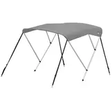 Aluminium biminitop - 3-boogs - Breedte 170 <>190 cm - Hoogte 130 cm - Doek 183 cm