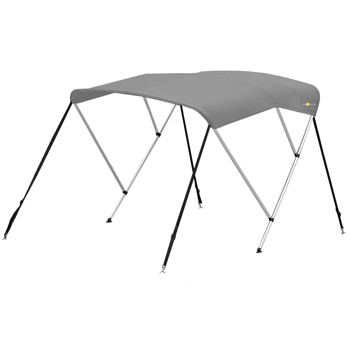 Aluminium biminitop - 3-boogs - Breedte 190 <>210 cm - Hoogte 130 cm - Doek 183 cm