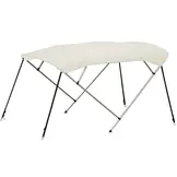 Aluminium biminitop - 4-boogs - Breedte 150 <>170 cm - Hoogte 125 cm - Doek 220 cm