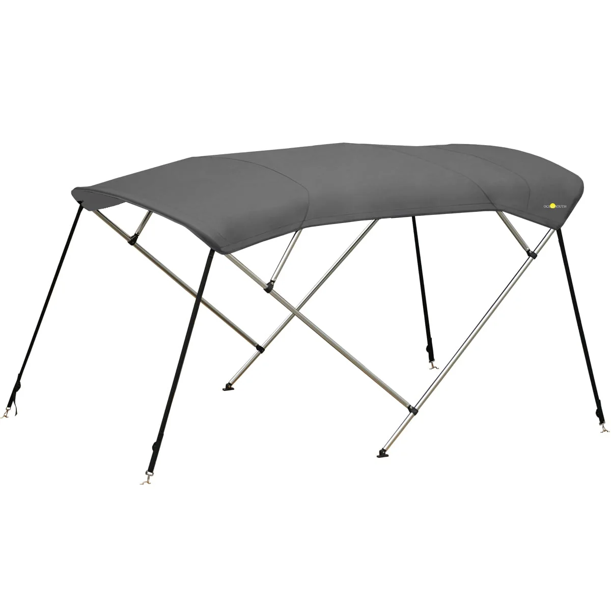 Aluminium biminitop - 4-boogs - Breedte 170 <>190 cm - Hoogte 125 cm - Doek 220 cm