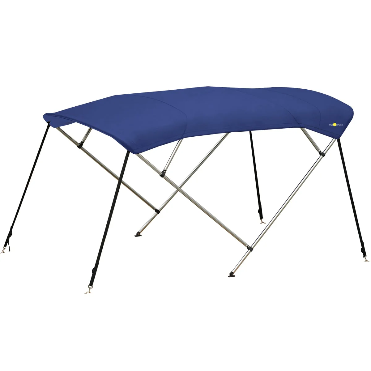 Aluminium biminitop - 4-boogs - Breedte 190 <>210 cm - Hoogte 125 cm - Doek 220 cm