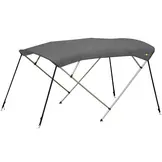 Aluminium biminitop - 4-boogs - Breedte 190 <>210 cm - Hoogte 125 cm - Doek 220 cm