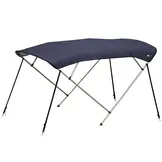 Aluminium biminitop - 4-boogs - Breedte 190 <>210 cm - Hoogte 125 cm - Doek 220 cm