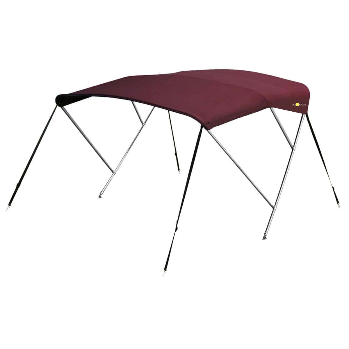 RVS biminitop - 3-boogs - Breedte 150 <>170 cm - Hoogte 130 cm - Doek 183 cm