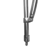 RVS biminitop - 3-boogs - Breedte 190 <>210 cm - Hoogte 130 cm - Doek 183 cm