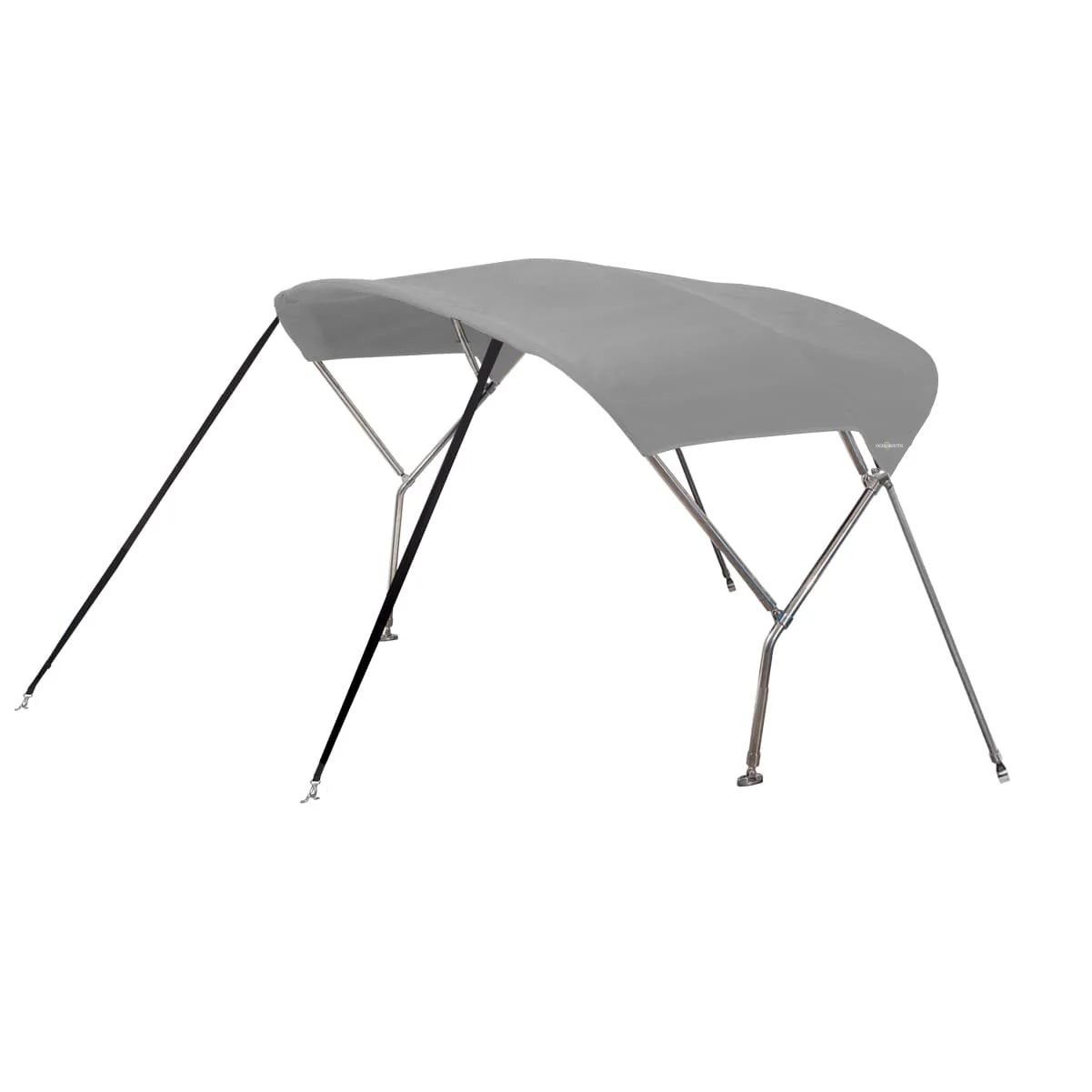 Zeilboot biminitop - RVS - Breedte 2,4 <> 2,7 meter - Hoogte 1,55 meter - Lengte doek 1,6 meter