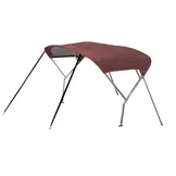 Zeilboot biminitop - RVS - Breedte 2,7 <> 3,0 meter - Hoogte 1,55 meter - Lengte doek 1,6 meter