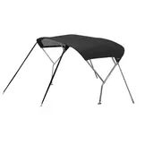 Zeilboot biminitop - RVS - Breedte 2,7 <> 3,0 meter - Hoogte 1,55 meter - Lengte doek 1,6 meter