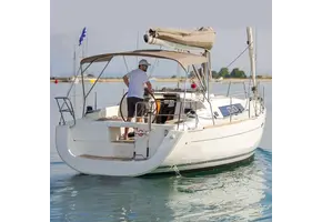 Zeilboot biminitop - RVS - Breedte 2,7 <> 3,0 meter - Hoogte 1,55 meter - Lengte doek 1,6 meter