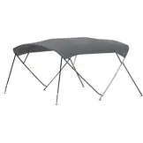 Cruiser biminitop - RVS - Breedte 1,8 <> 2,1 meter - Hoogte 1,35 meter - Lengte doek 2,2 meter