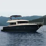 Cruiser biminitop - RVS - Breedte 2,7 <> 3,0 meter - Hoogte 1,55 meter - Lengte doek 2,5 meter