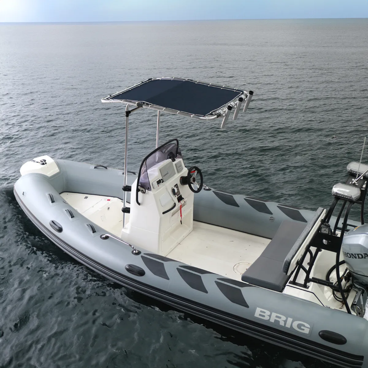 T -Top voor Console – aluminium – Hoogte verstelbaar – marine grade doek