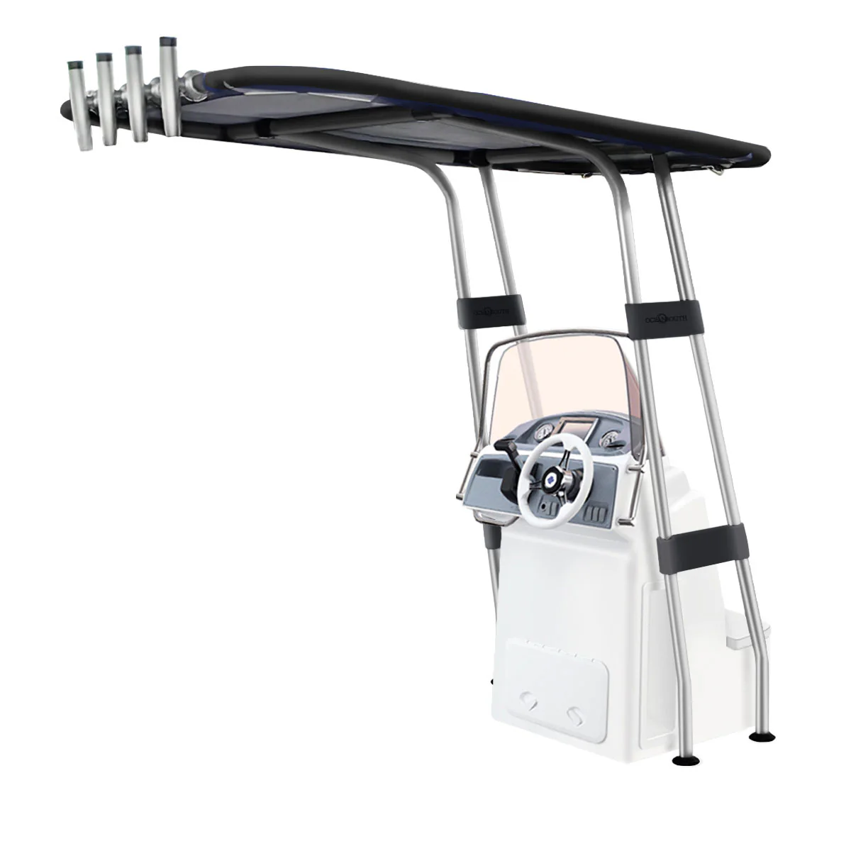 Heavy Duty T-Top - Aluminium – Dekmontage – Marine Grade