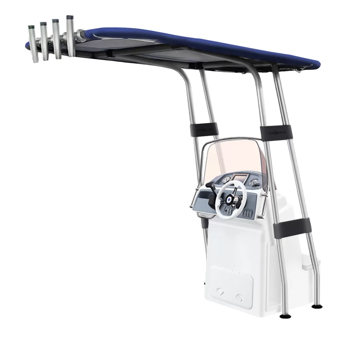 Heavy Duty T-Top - Aluminium – Dekmontage – Marine Grade