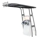 Heavy Duty T-Top - Grijs gecoat aluminium – Dekmontage