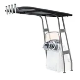 Heavy Duty T-Top - Grijs gecoat aluminium – Dekmontage