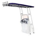Heavy Duty T-Top - Wit gecoat aluminium – Dekmontage