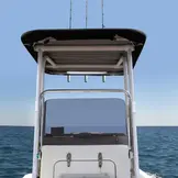 Heavy Duty T-Top - Wit gecoat aluminium – Dekmontage