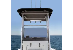 Heavy Duty T-Top - Wit gecoat aluminium – Dekmontage