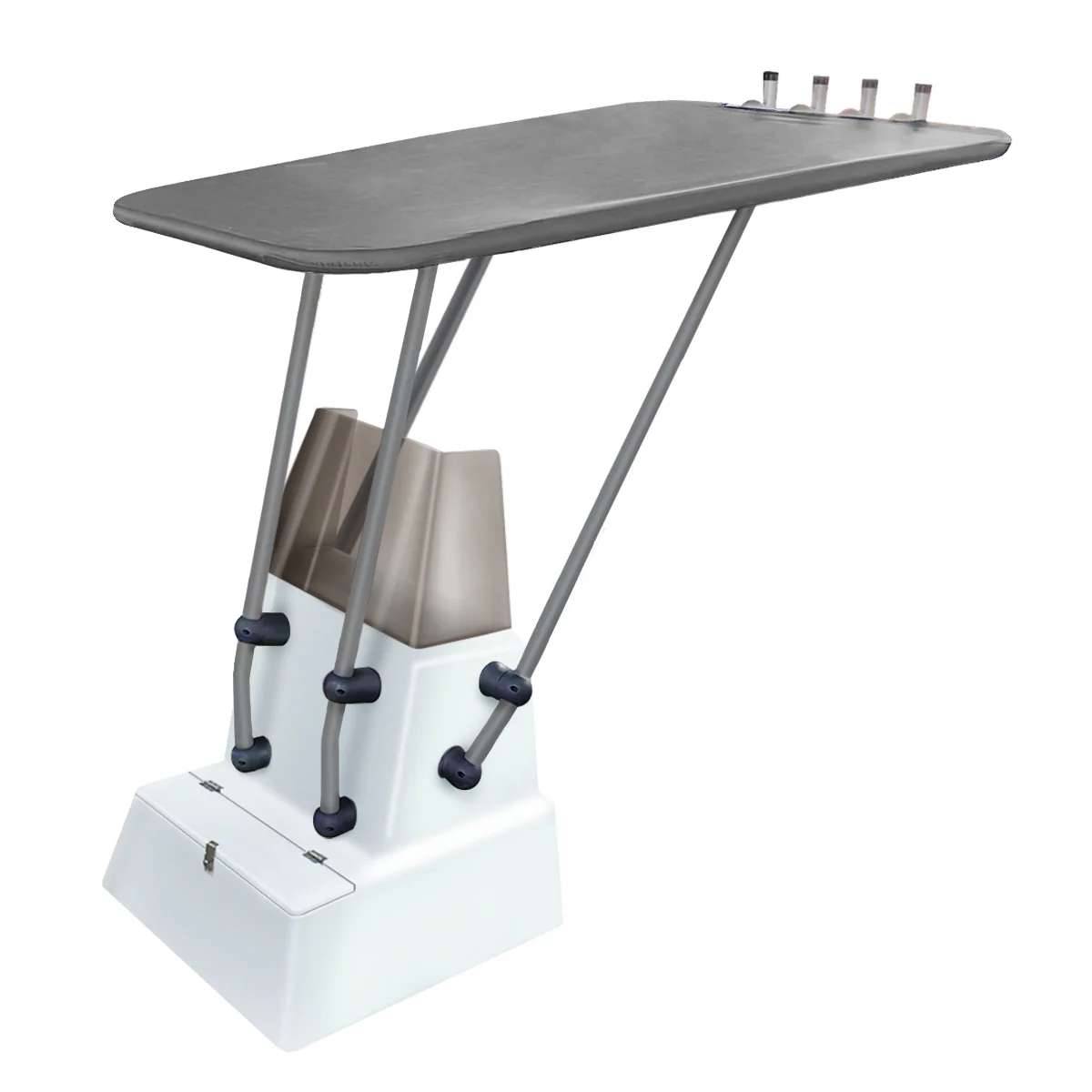 Heavy Duty T-Top - grijs gecoat aluminium – Montage aan console – Marine Grade