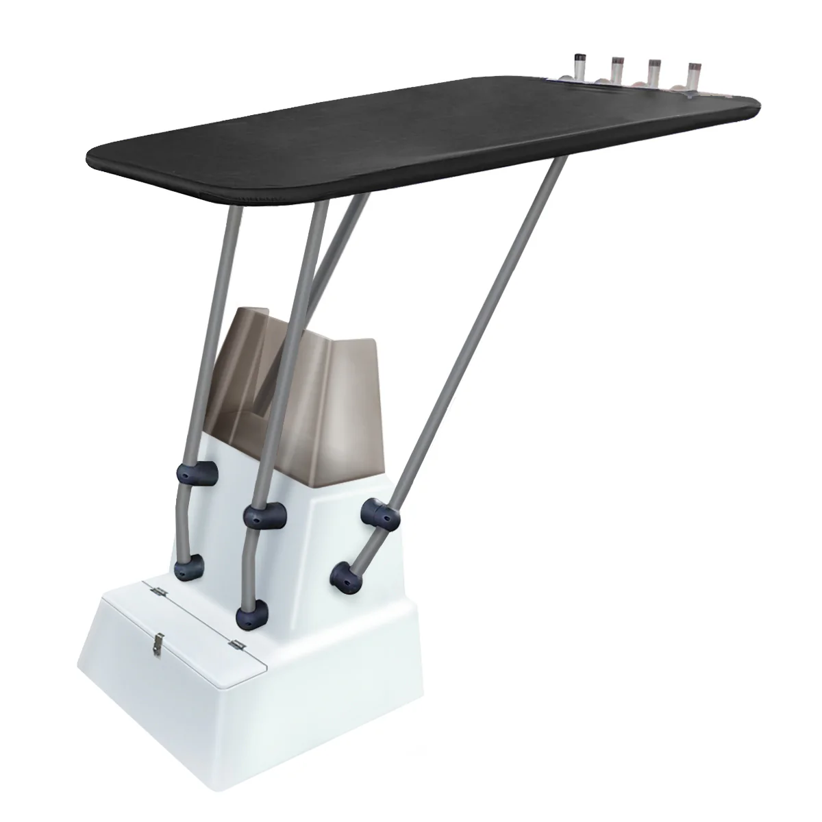 Heavy Duty T-Top - grijs gecoat aluminium – Montage aan console – Marine Grade