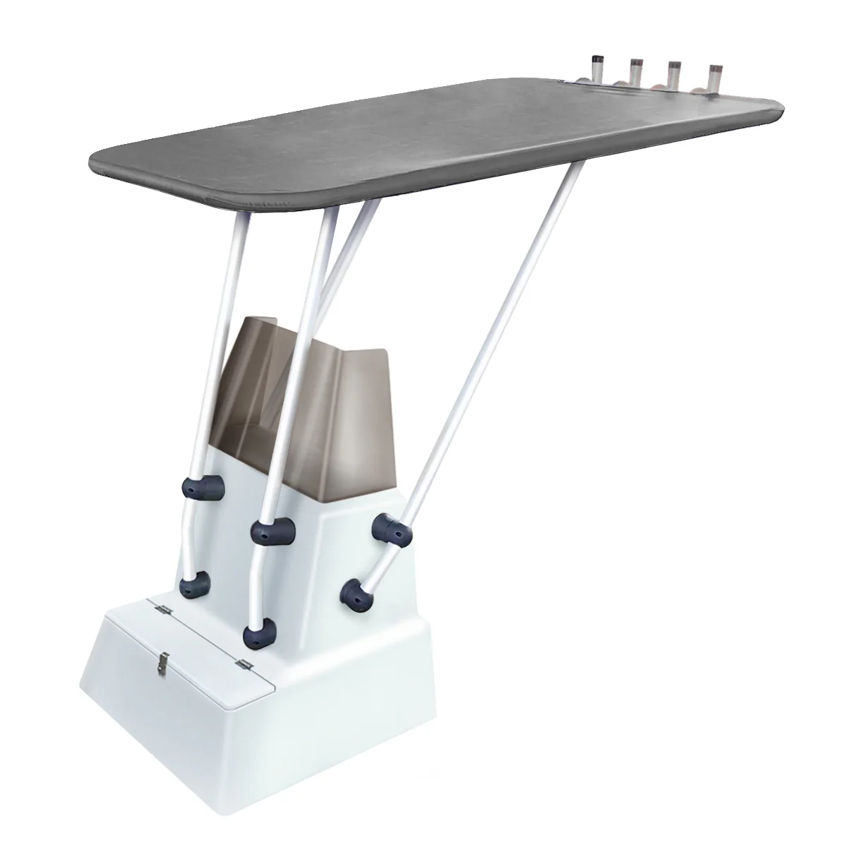 Heavy Duty T-Top - wit gecoat aluminium – Montage aan console – Marine Grade