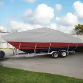 Universeel Afdekzeil boot - buitenboordmotor – Trailerbaar – Waterbestendig & Ademend ATLAS Marine Grade Stof (280 g/m²)