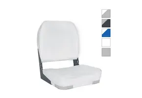 Deluxe opvouwbare bootstoel – marine vinyl – universele montage – 41,6x41x50 cm