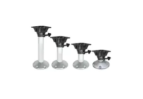 Stoelpoot met draaibare bovenkant - aluminium
