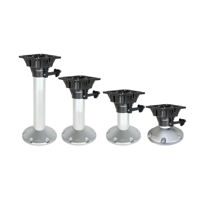 Stoelpoot met draaibare bovenkant - aluminium