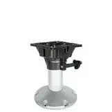 Stoelpoot met draaibare bovenkant - aluminium