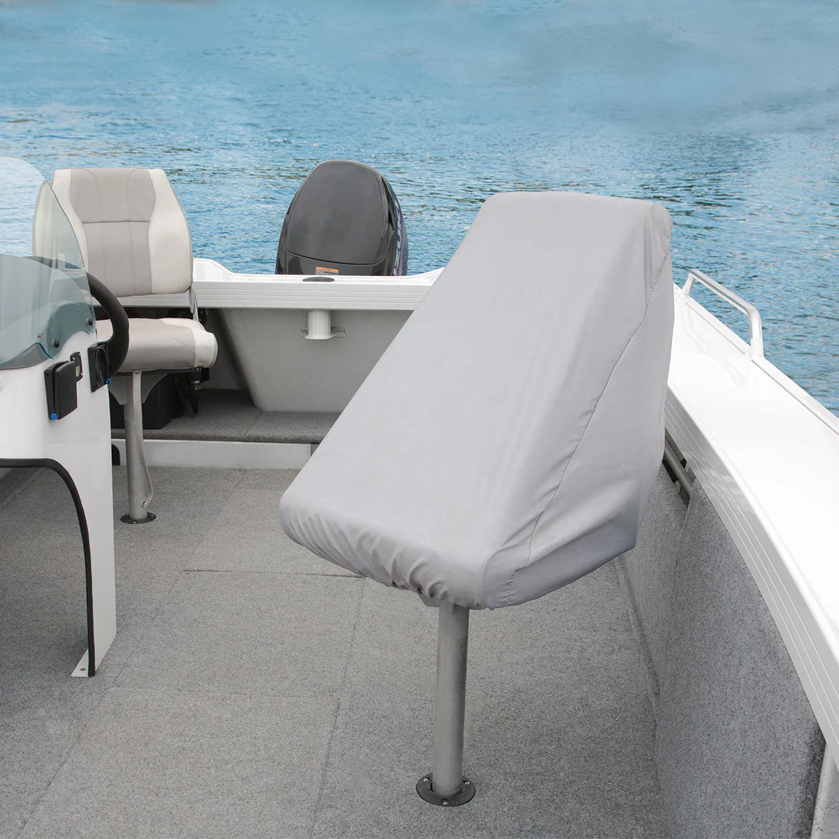Bootstoel stoelhoes – beschermhoes voor bootstoel – waterafstotend polyester – elastische pasvorm