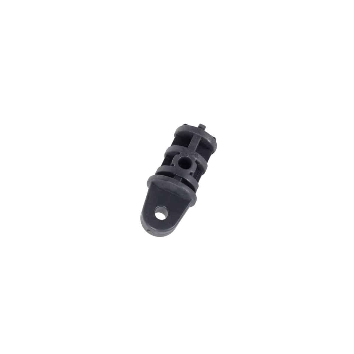 Eindstuk voor biminitop met 25mm buizen - zwart - nylon (per stuk)