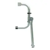 RVS zwemtrap - opklapbaar - korte basis - breedte 300 mm