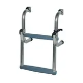 RVS zwemtrap - opklapbaar - korte basis - breedte 300 mm