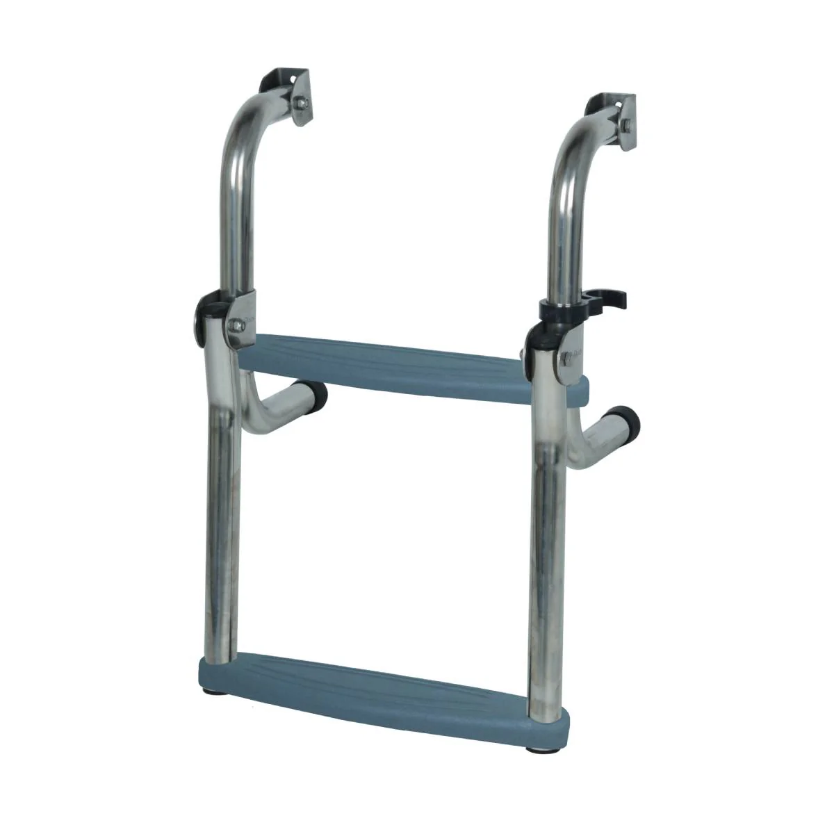 RVS zwemtrap - opklapbaar - korte basis - breedte 300 mm