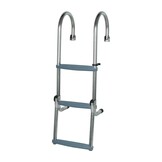 RVS zwemtrap opklapbaar met 180gr. ophanging