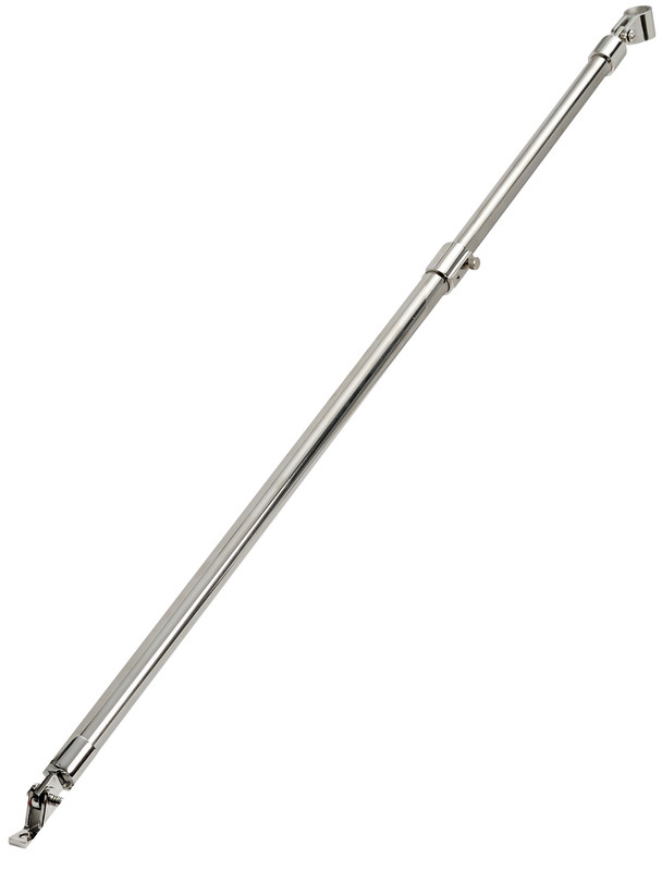 RVS steunpalen biminitop - telescopisch (set van 2st.)