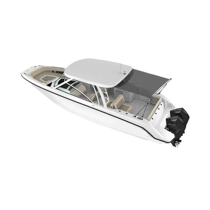Cabin Cruiser Achtersteven Schaduwuitbreidingsset - lengte 2,9 <> 3,2 mtr