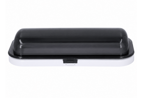 Radio cover - Wit met doorzichtige cover