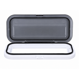 Radio cover - Wit met doorzichtige cover